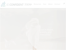 Tablet Screenshot of beconfidenttoday.com